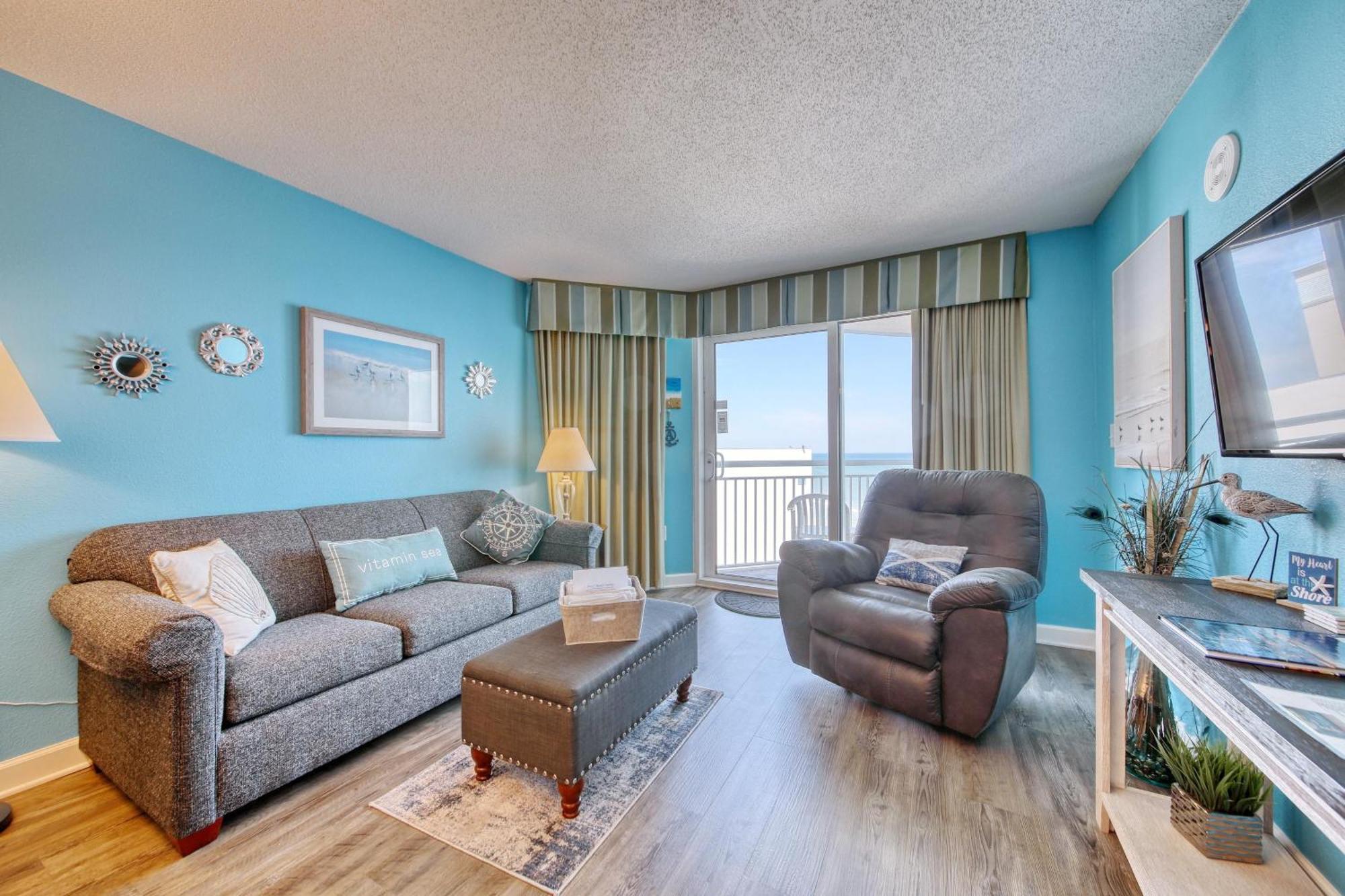 הוילה מירטל ביץ' 2501 S Ocean Blvd, 0929 - Ocean View Sleeps 8 מראה חיצוני תמונה